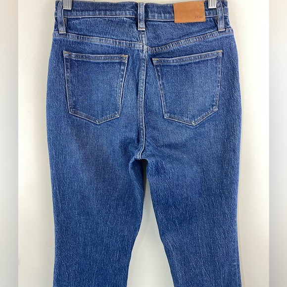 J. Crew 10" demi-boot crop jean in Stone Street wash Button fly BF545 - Picture 6 of 10